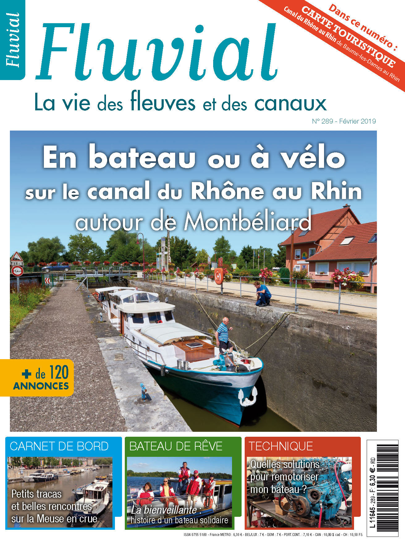 Magazine Fluvial n°289, Couverture