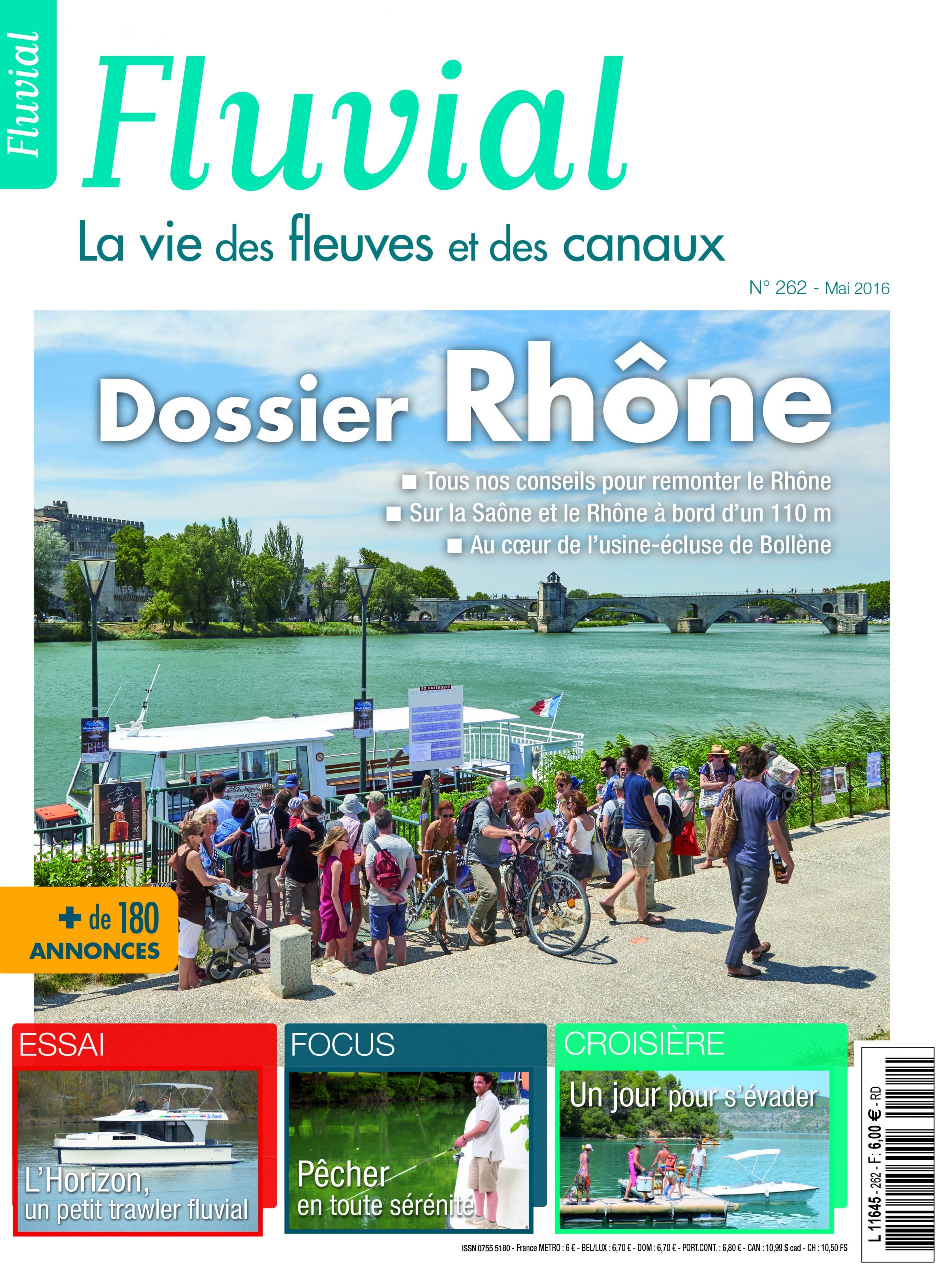Magazine Fluvial n°262, Couverture