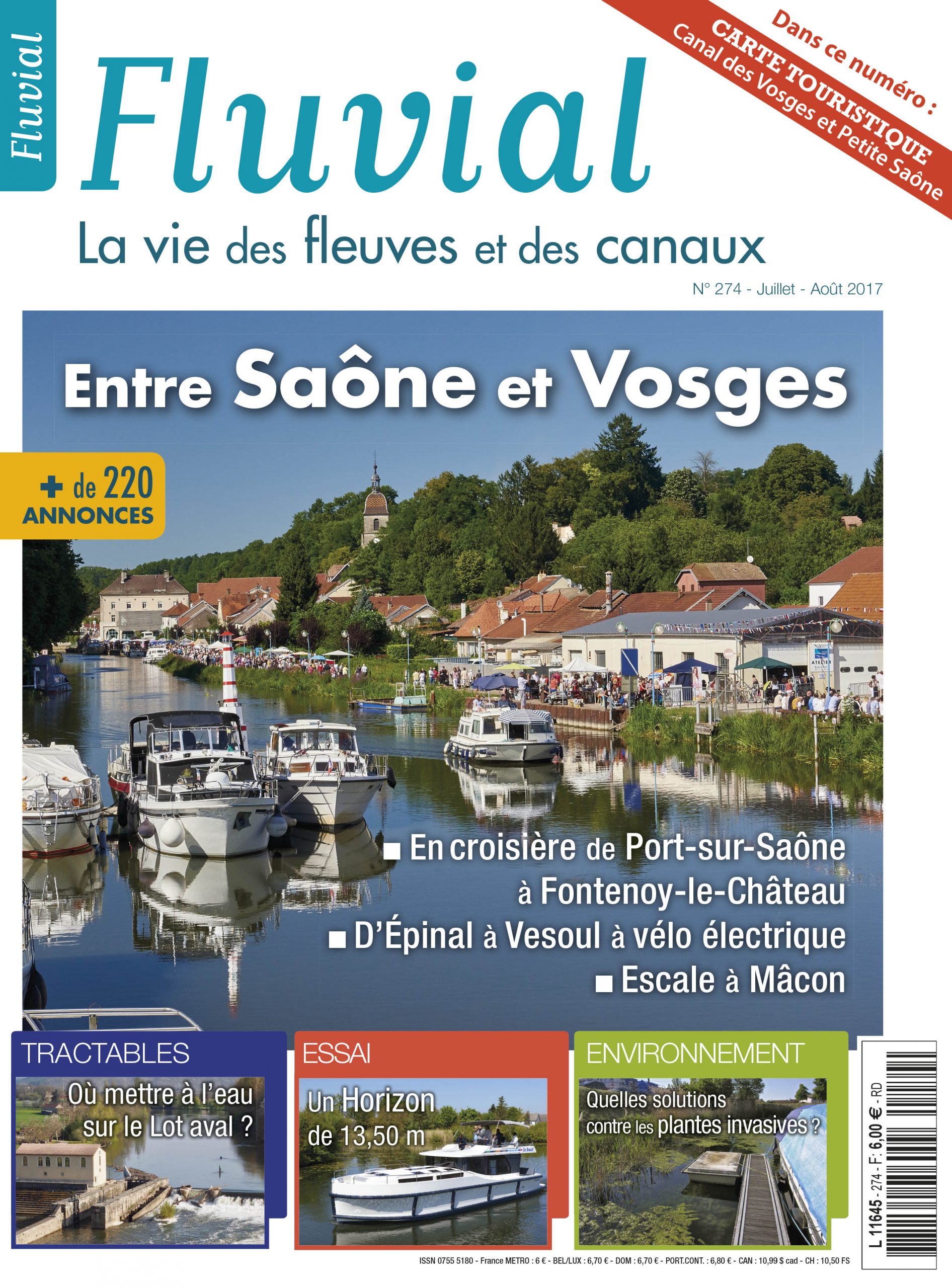 Magazine Fluvial n°274, Couverture