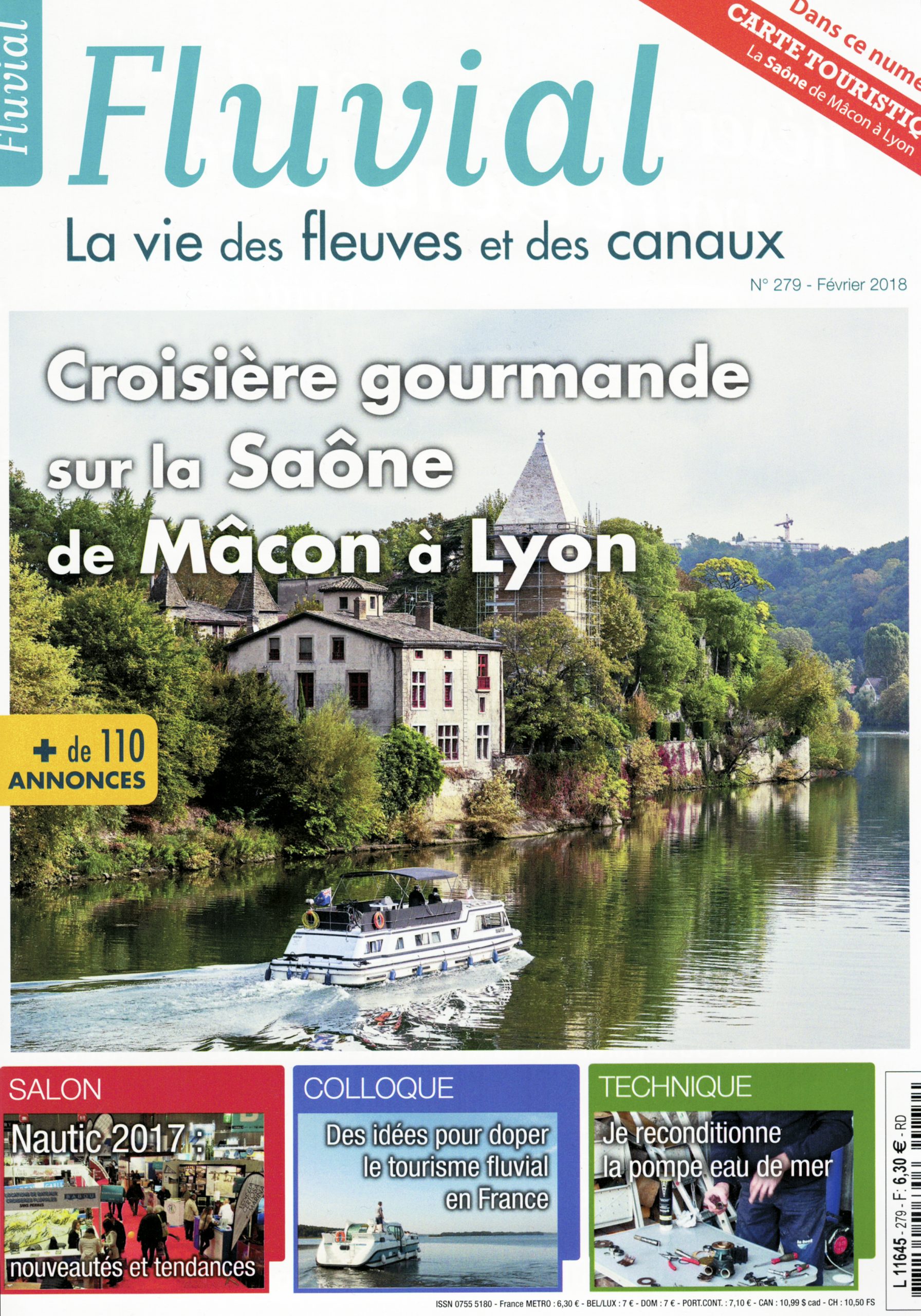 Magazine Fluvial n°279, Couverture