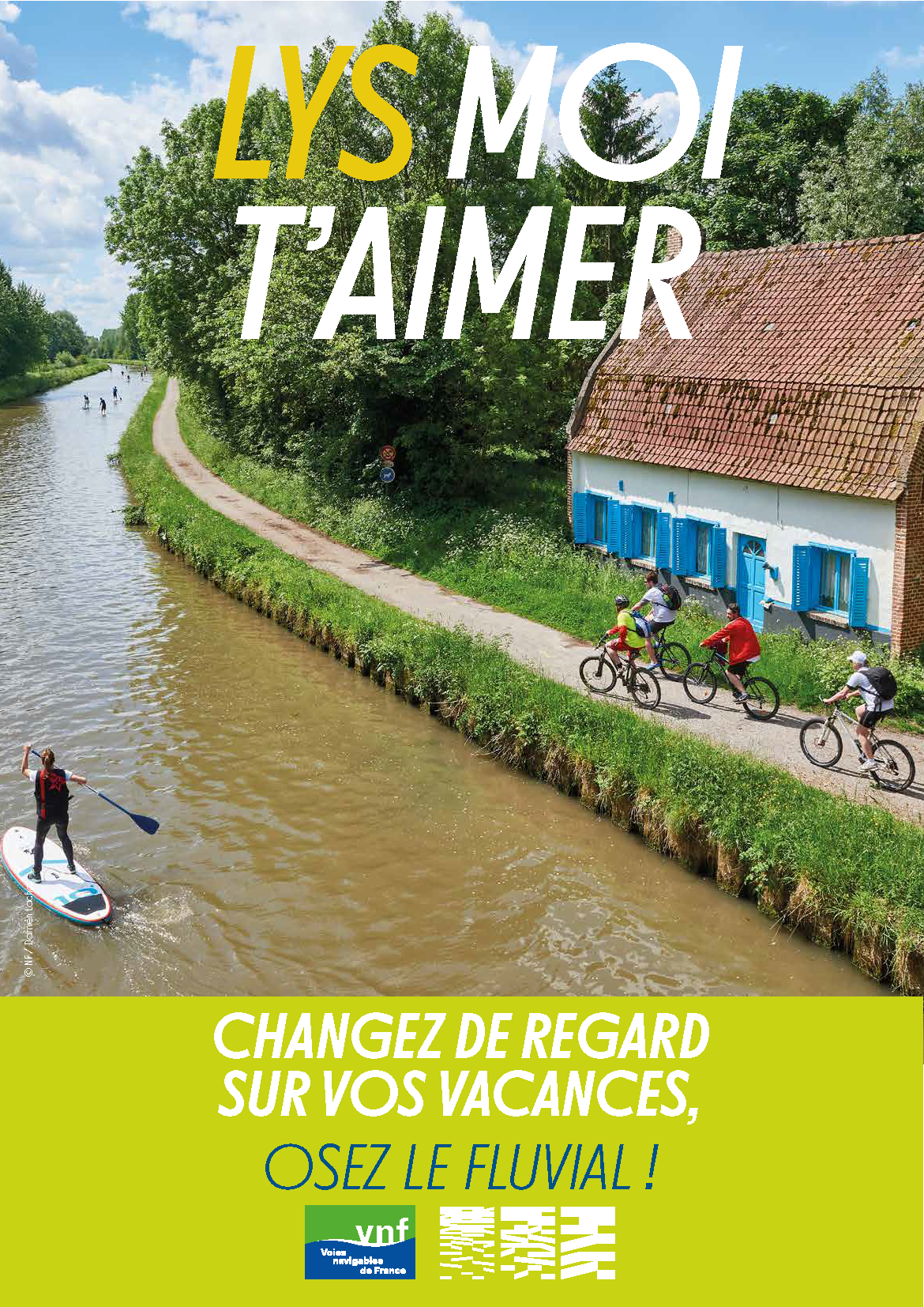 Campagne Instagram VNF Osez-le-Fluvial ! : Lys moi t&rsquo;aimer.