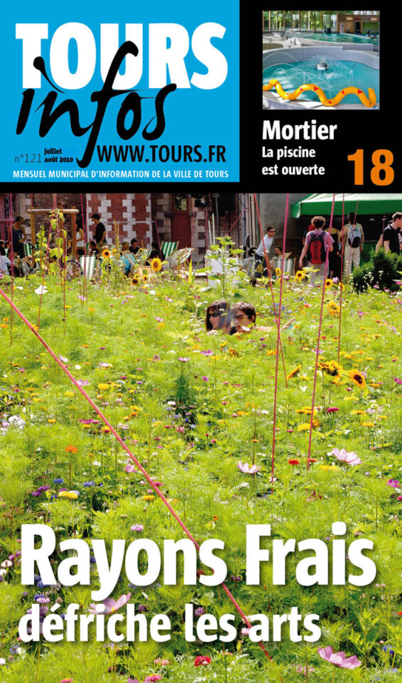 Magazine ville de Tours, Couverture Festival Rayons Frais